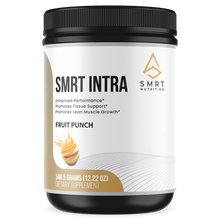 Load image into Gallery viewer, SMRT INTRA FRUIT PUNCH | INTRA WORKOUT FORMULA BCAA & GLUTAMINE