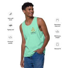 Load image into Gallery viewer, SMRT Nutrition Men’s premium tank top
