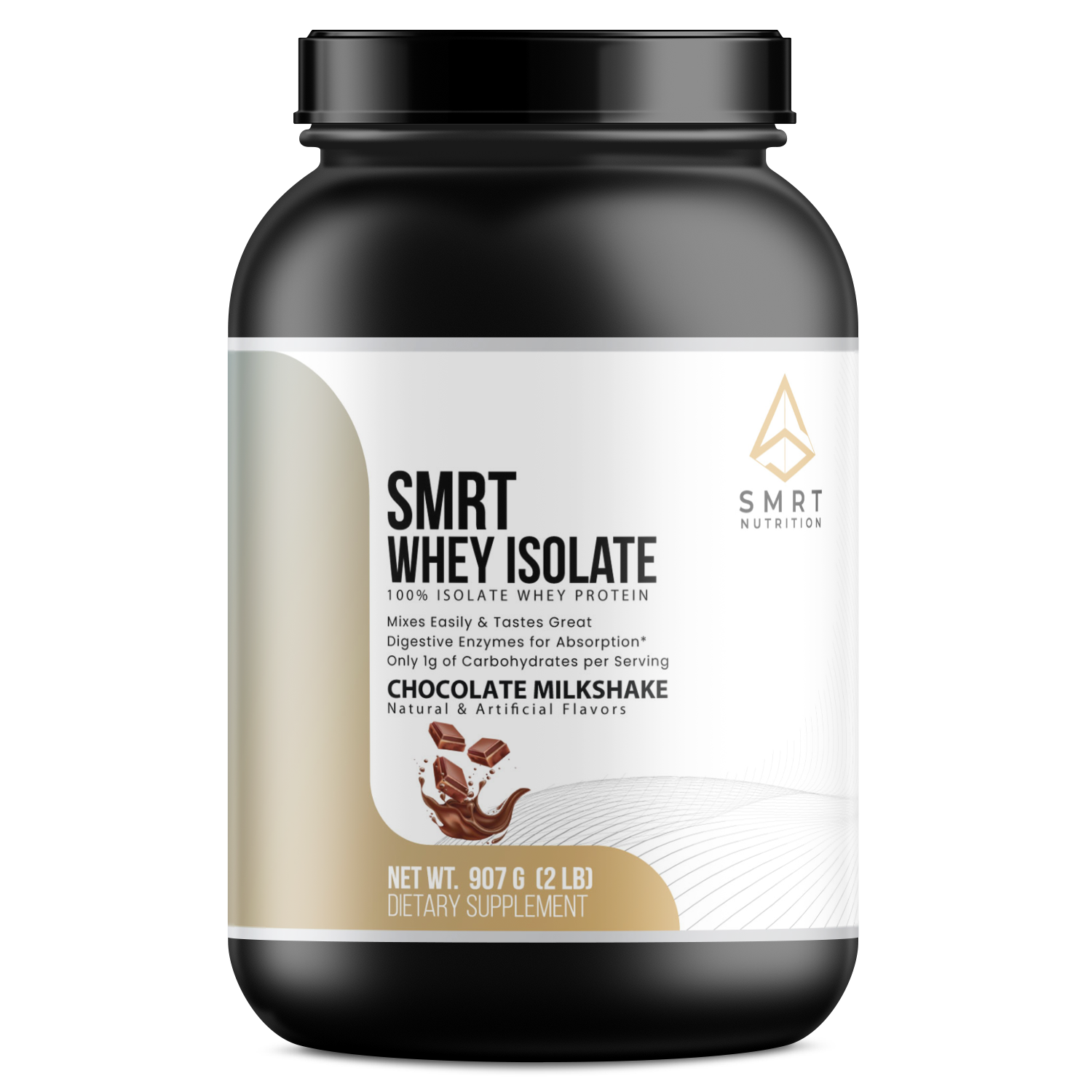 SMRT WHEY ISOLATE | 100% ISOLATE PROTEIN LOW CARB | CHOCOLATE
